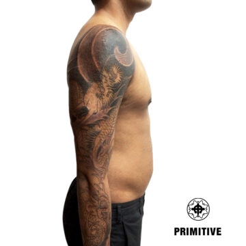 Marc Pinto Best Japanese Tattooo in perth Koi Dragon geisha samurai tattoo. www.primitivetattoo.com.au296