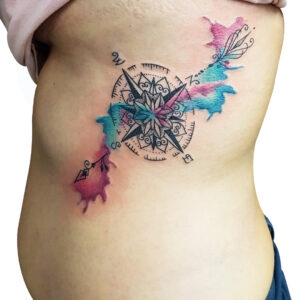 Petra Mandala Geometry geometric tattoo floral sternum hand femals tattoo primitive tattoo tribal best tattoo shop studio in perth script www.primitivetattoo.com.au2531