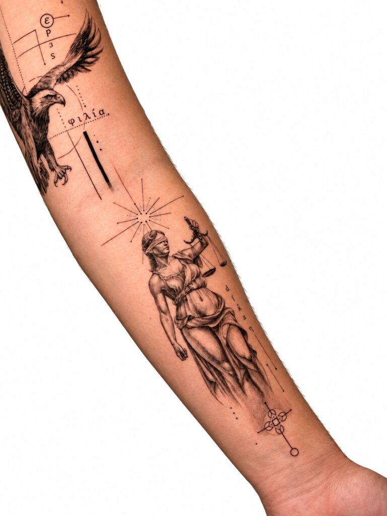 Micro realism patchwork forearm tattoo – Perth, Western Australia